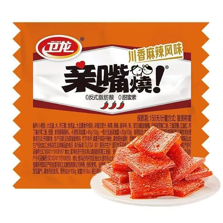 卫龙·亲嘴烧 川香麻辣风味 10g 1 包