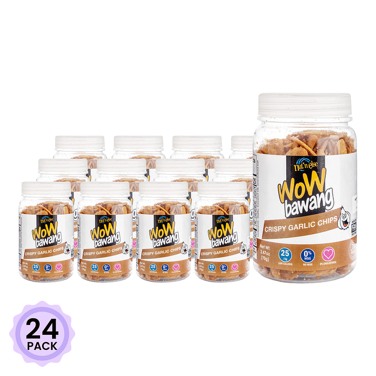 Wow Bawang Crispy Garlic Chips 70 g*24 pack