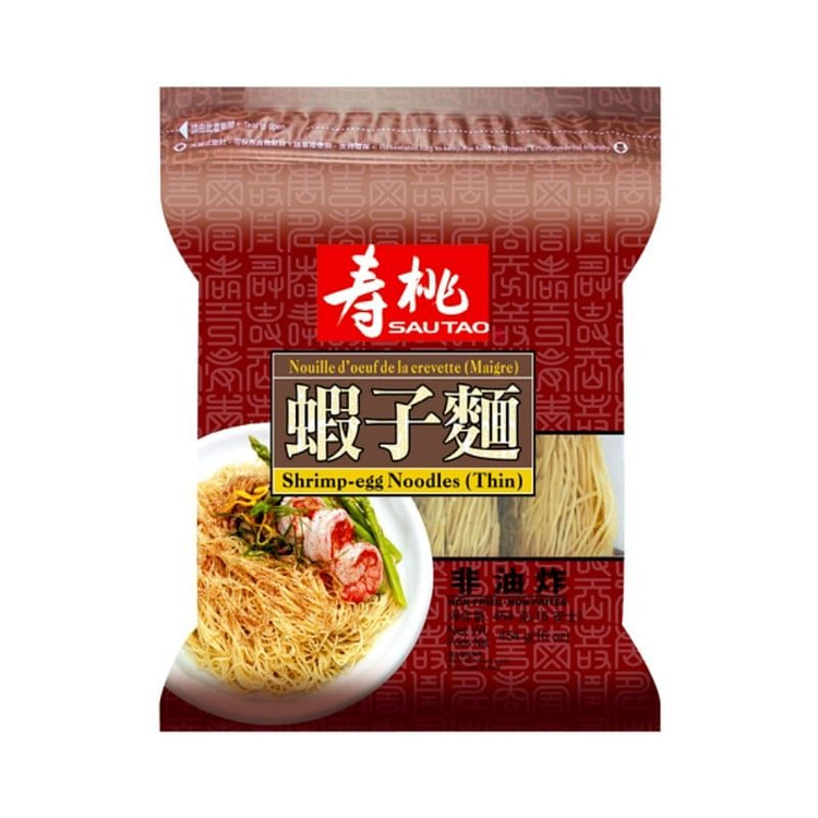 Sau Tao Shrimp-Egg Noodle (Thin)