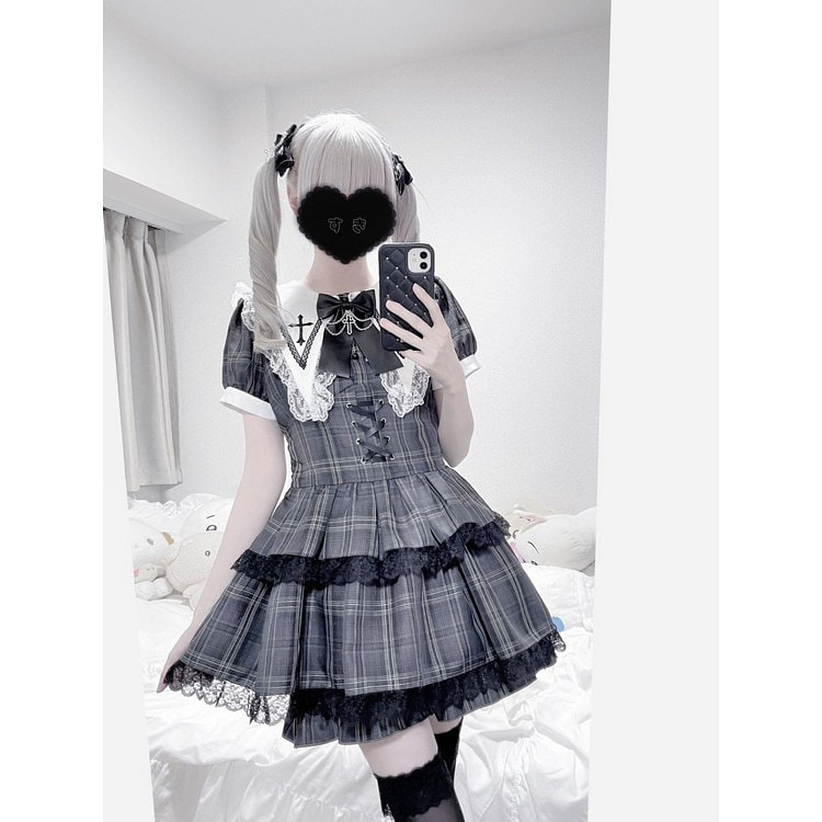 MARS Ruffle Set Gray F