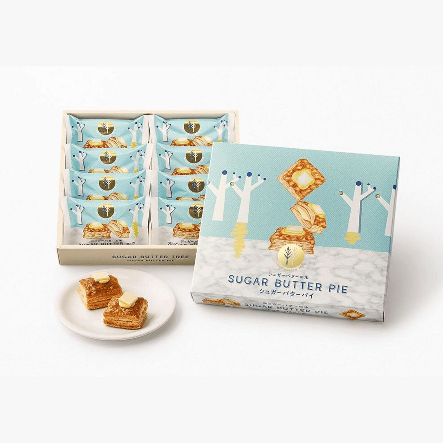SugarButterTree Caramel Butter Pie 8pcs 1 box