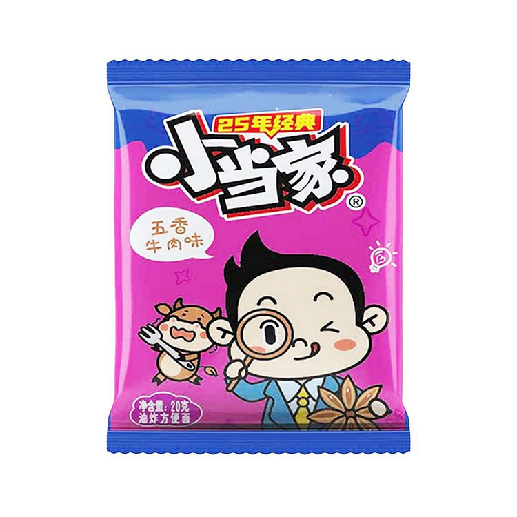 【美国直发】统一 小当家方便面 五香牛肉味 20g (min 9)