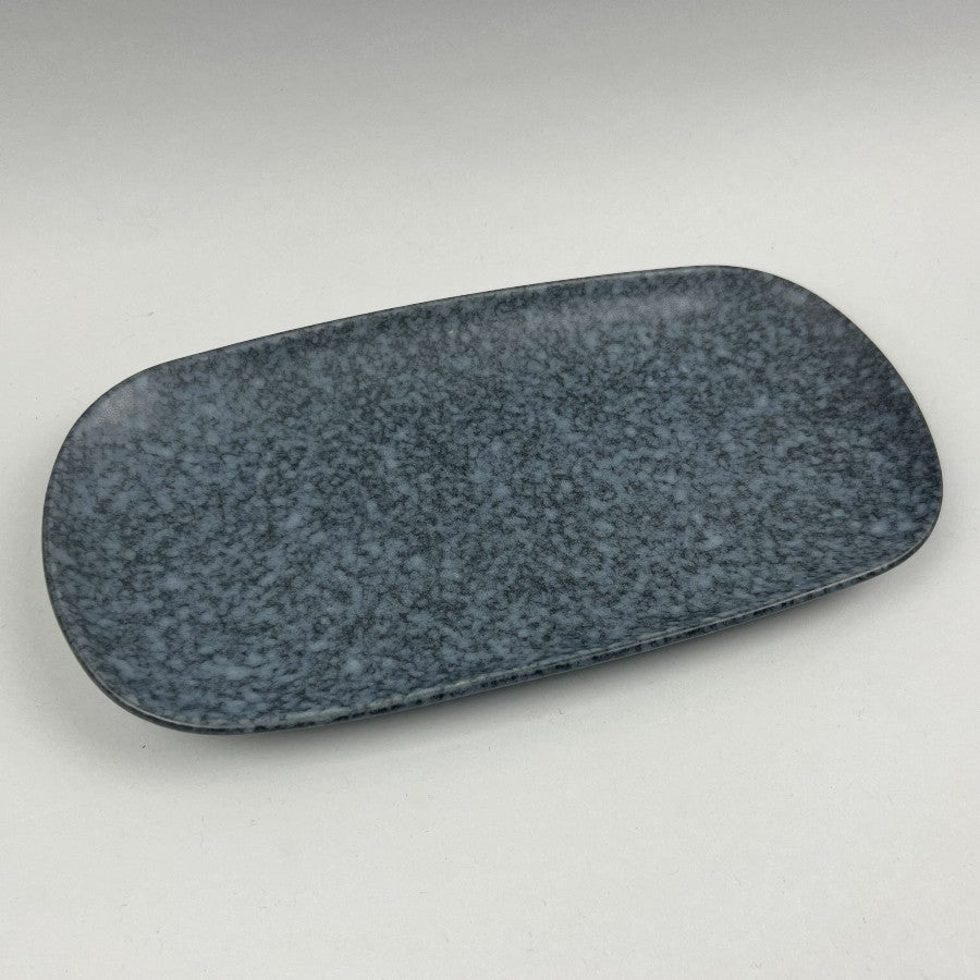 Melange Rounded Rectangle Sushi or Burger Plate 12 1/2" x 6 1/4" 1 each