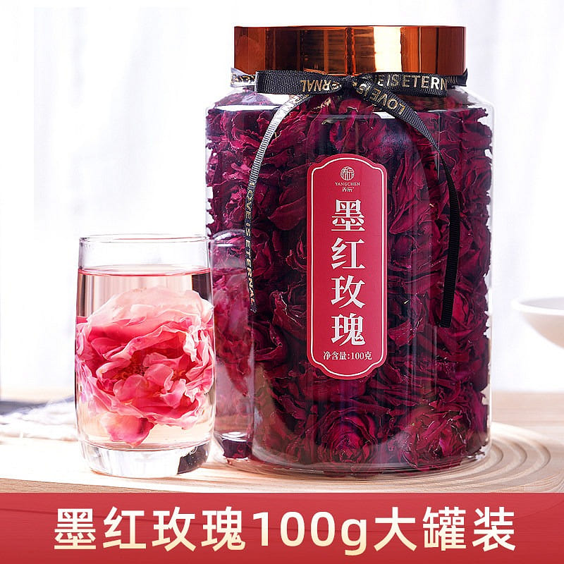 Yunnan freeze-dried ink red rose fresh rose tea 100 g