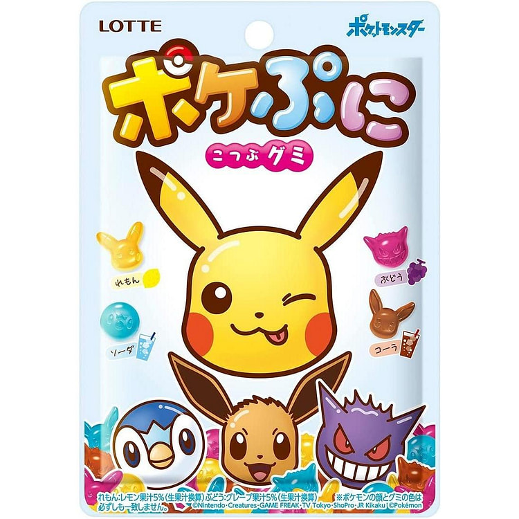 日本乐天宝可梦皮卡丘软糖 80g Pokemon