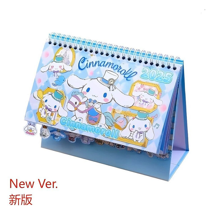 Sanrio 2025 Desk Calendar Desk Notepad-Cinnamoroll