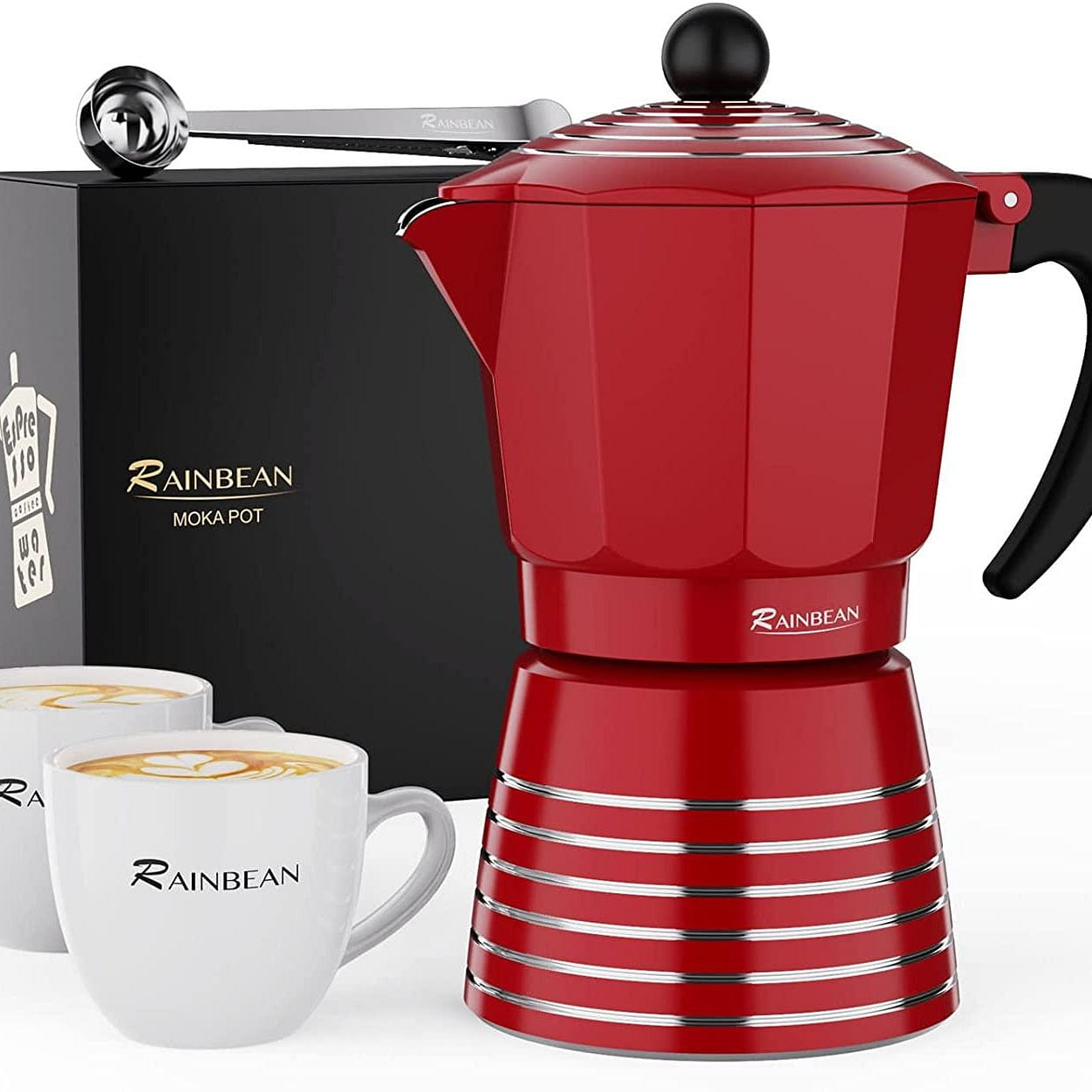 Aluminum Stovetop Espresso Coffee Maker,Stove Top Coffee Maker Mocha Pot 1 box