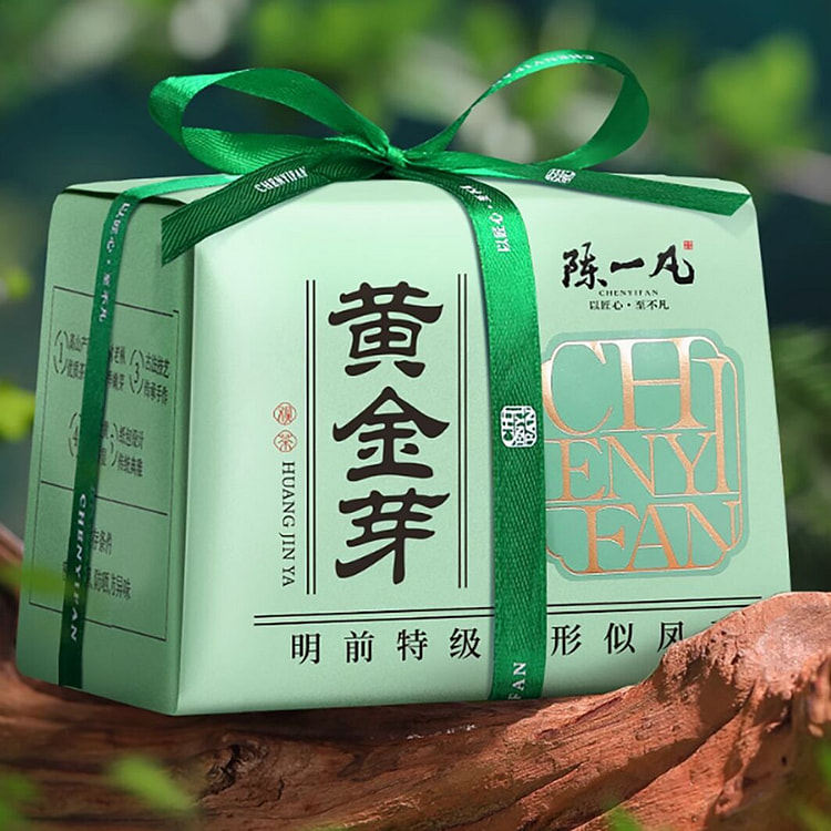 陈一凡黄金芽绿茶茶叶明前特级奶香安吉原产黄金叶