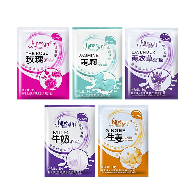 Hinesun Assorted Bath Salt Set 30g*5 150 g
