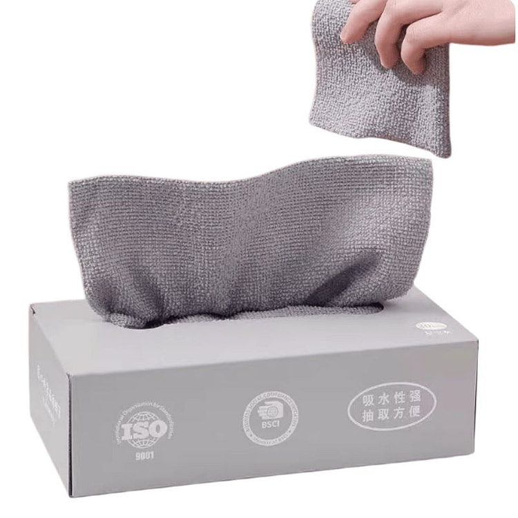 Kitchen disposable rag thickened 1 box *20 smoke. 1 box