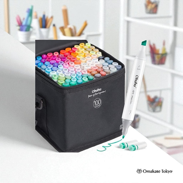 Ohuhu 马克笔-100色 2000 克