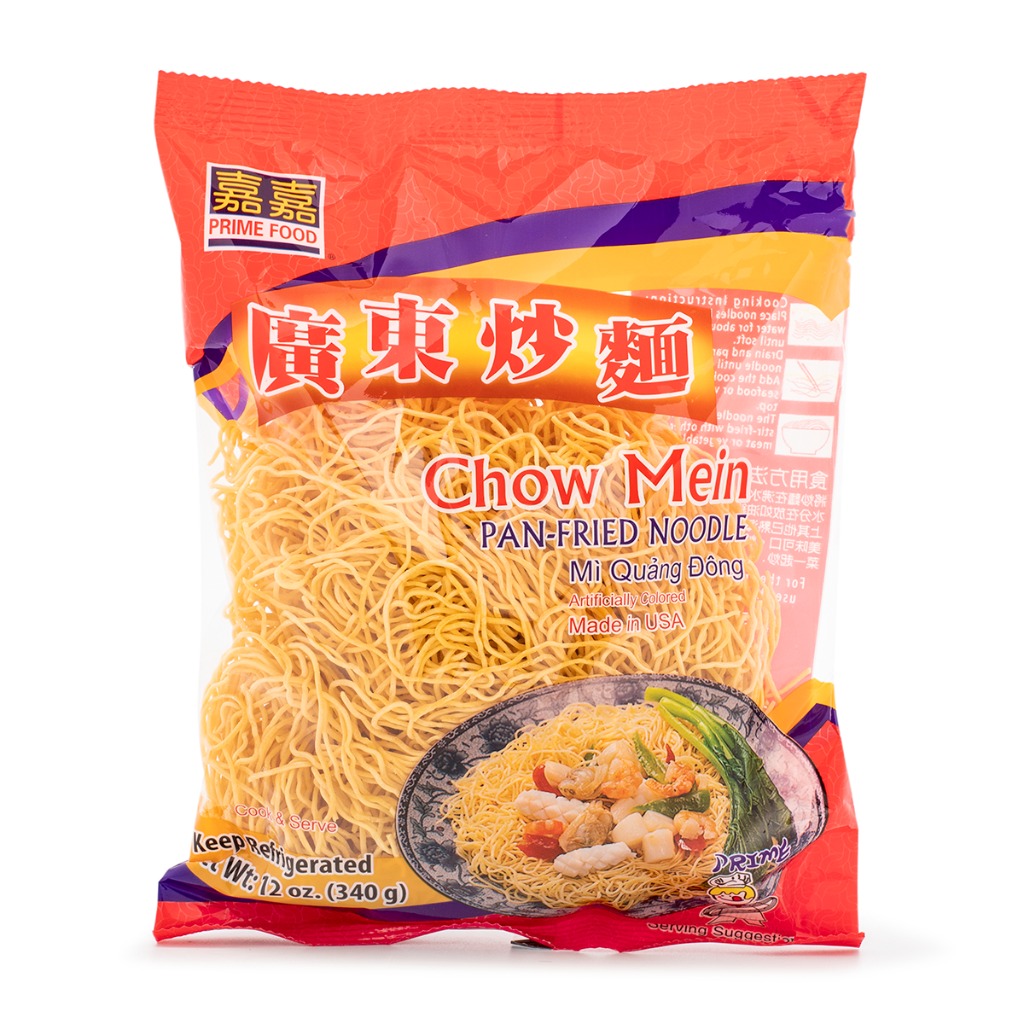 Get Prime Food Chow Mein PanFried Noodle, Frozen Delivered Weee