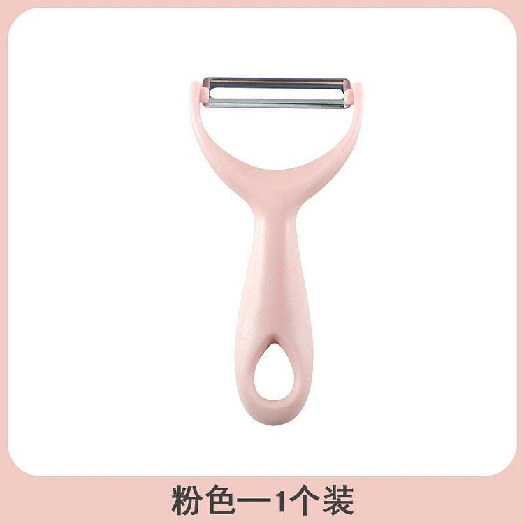 Stainless steel peeler pink 1 count