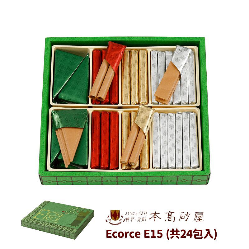 Hon Takasagoya Ecorce Cookie Gift Set 24pcs 1 each