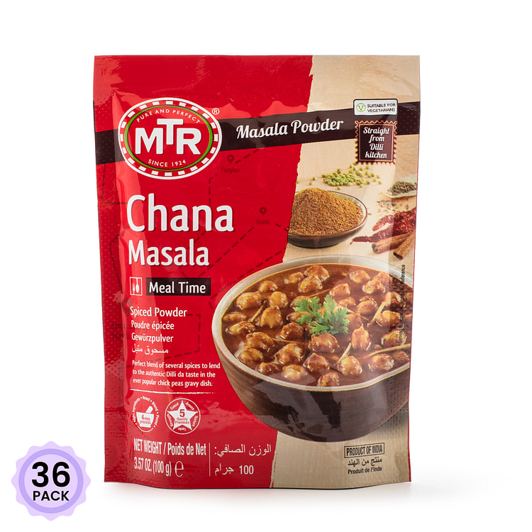 MTR 玛萨拉调味粉(Chana) 3.5 盎司*36 包