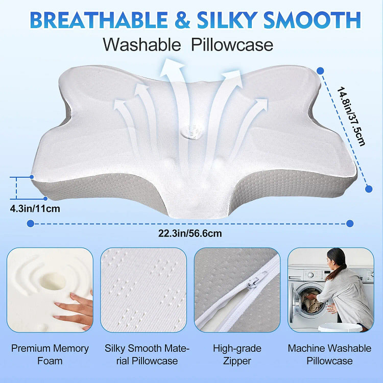 Cervical Pillow For Neck Pain Relief, Orthopedic N 1 box