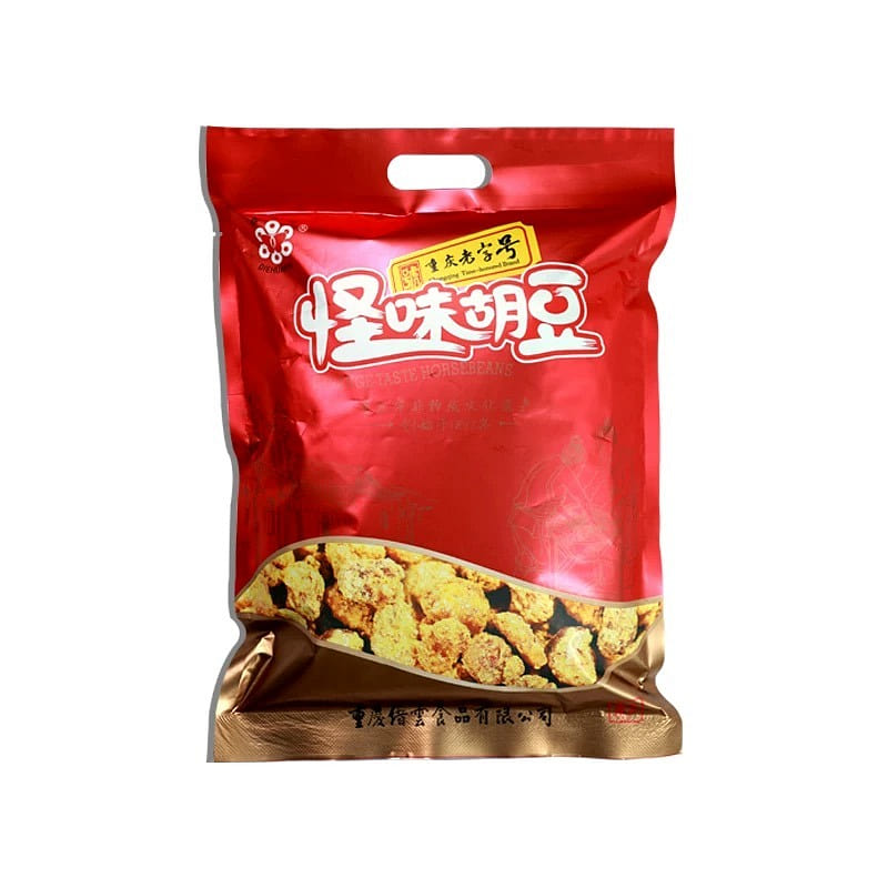 【优品荟】重庆特产蝶花怪味胡豆500g独立小包装兰花豆怪味蚕豆麻辣味 500 克
