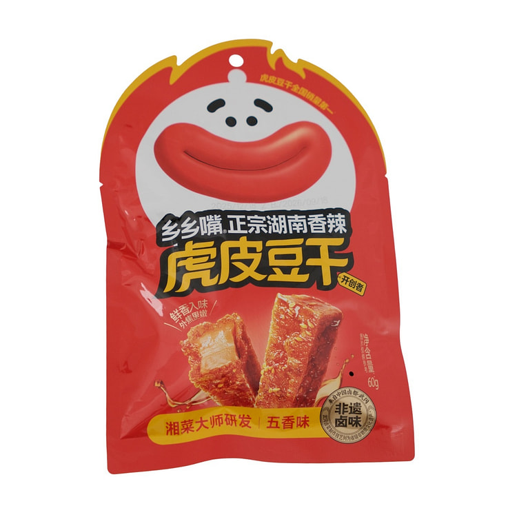 乡乡嘴60g虎皮豆干(香辣味) 1 包