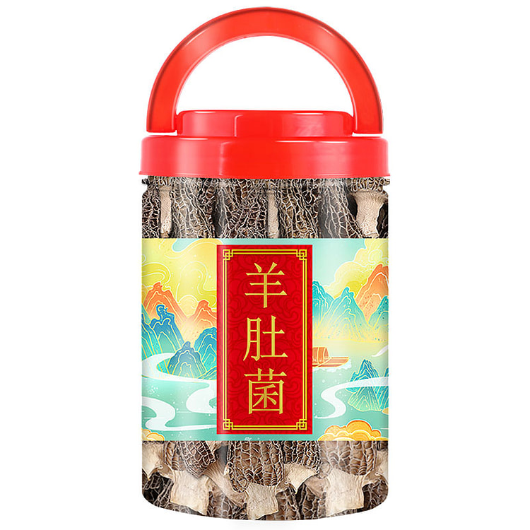 帆百味羊肚菌干货菌汤火锅材料50g*1瓶