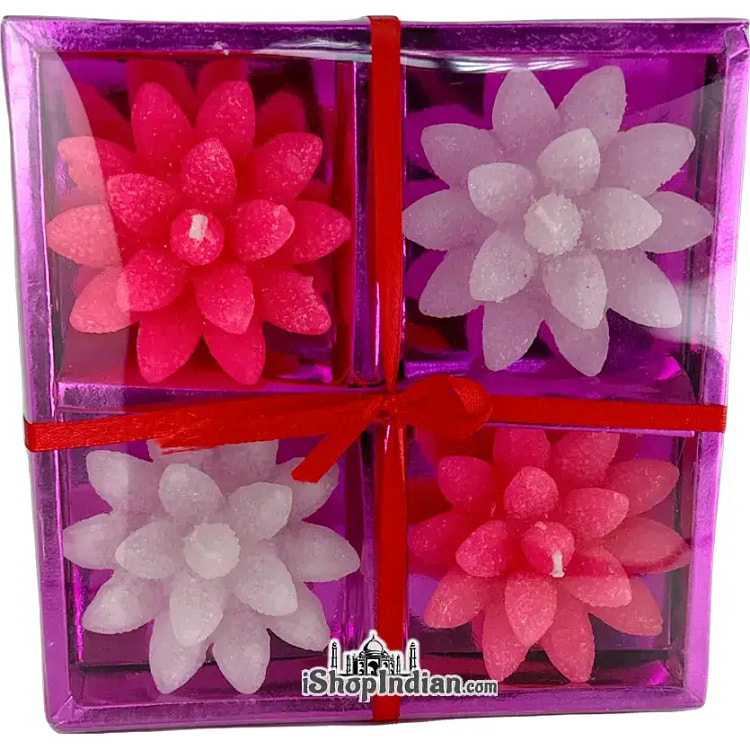 Floating Lotus Diya - 4 pack (ART16)