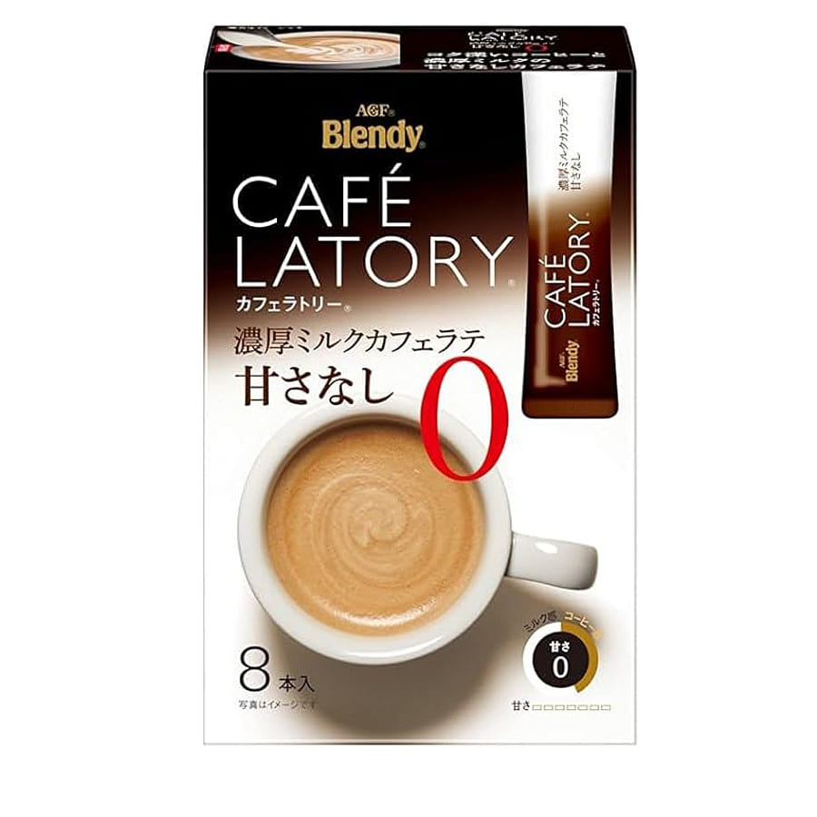 AGF Blendy Cafe Latory 浓厚醇香拿铁 速溶咖啡 8袋/ 1 盒