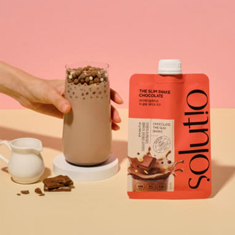 solut!o高蛋白质代餐奶昔巧克力口味1袋