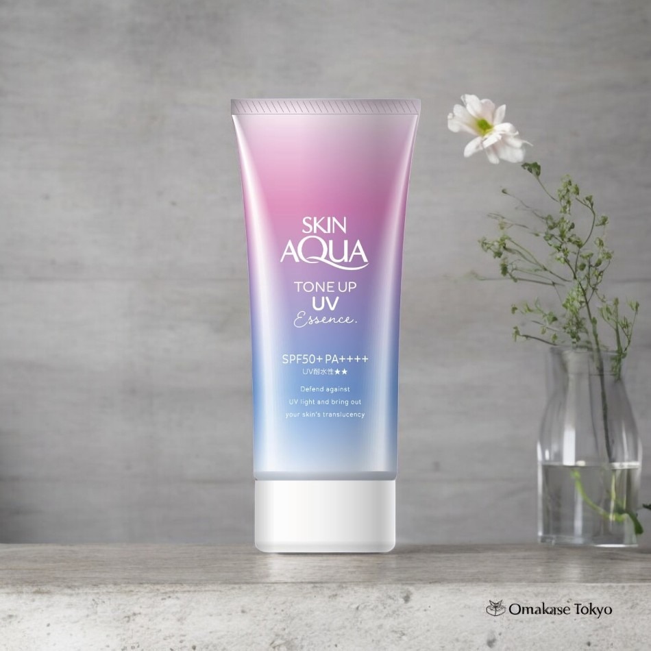 Skin Aqua Tone Up UV Essence Sunscreen, Lavender 80 g