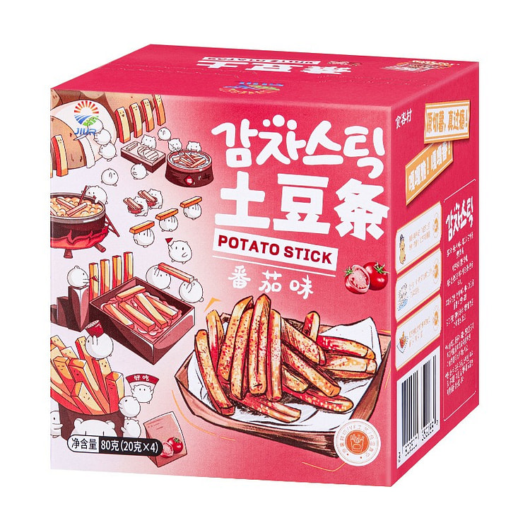 九日番茄味土豆条 80g 酸甜薯条零食 1 盒