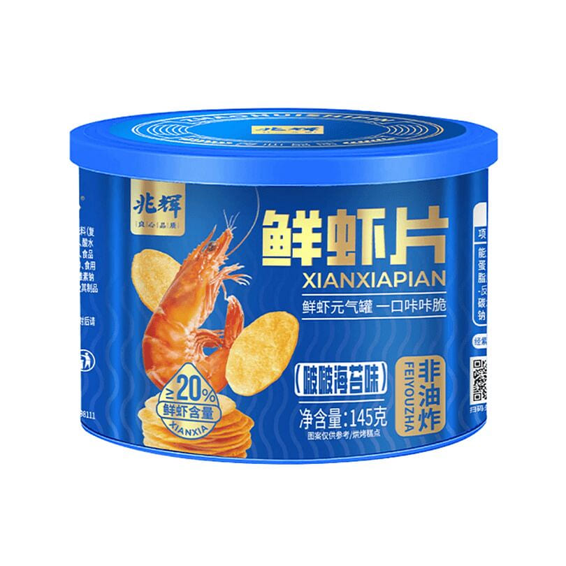 Zhaohui Seaweed-Flavored Shrimp Chips 145g 145 g