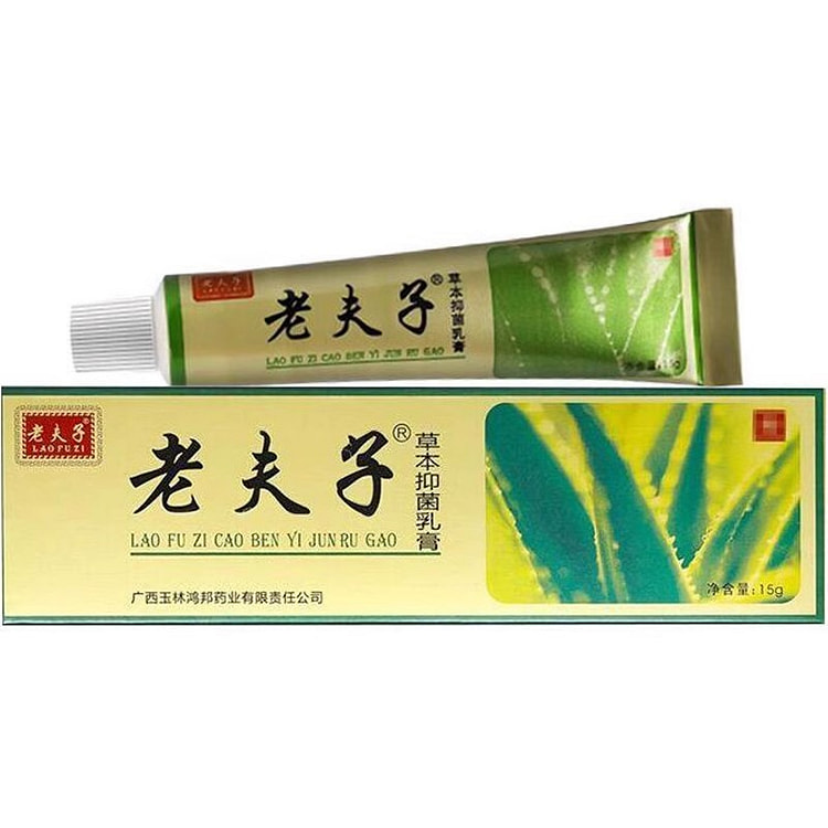 Lao Fu Zi Herbal Antibacterial Ointment Ointment Cleansing Skin Care 15g/pc