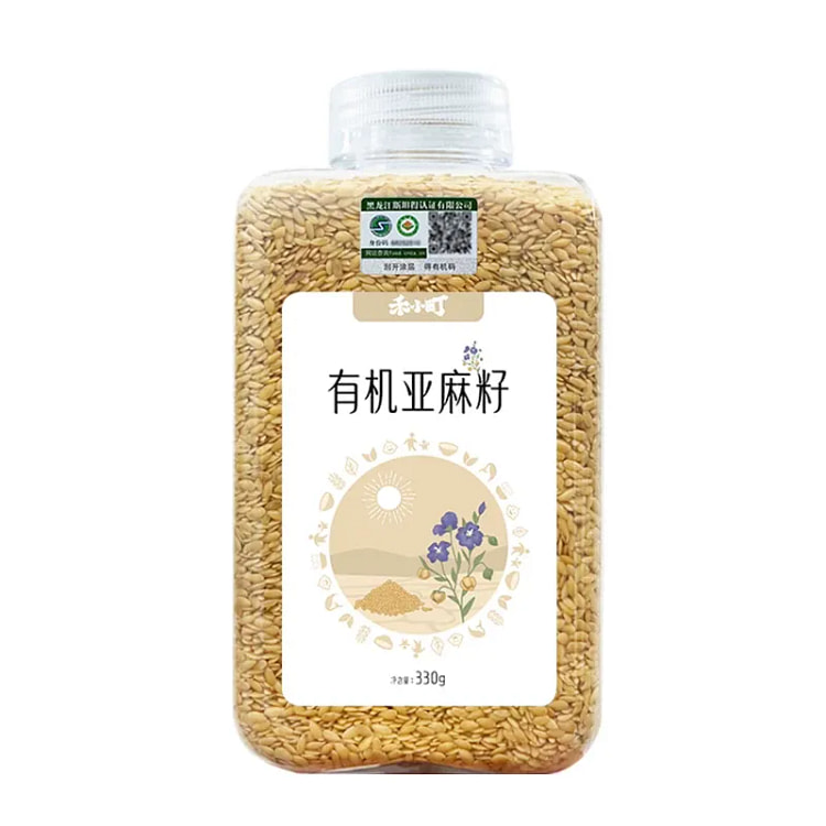 禾小町有机黄金亚麻籽烘焙熟高蛋白330g*1袋 330 克