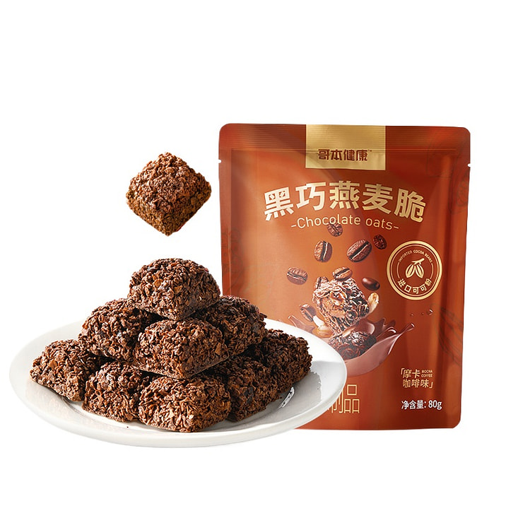 哥本优选黑巧燕麦脆摩卡咖啡味80g*1袋