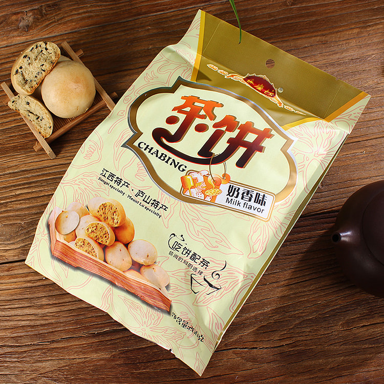 香庐坊 奶香味茶饼特产传统糕点260g*1袋装