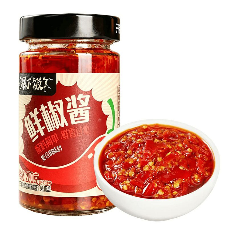 Jixiangju Hot Pepper Sauce for Meals 200g 200 g