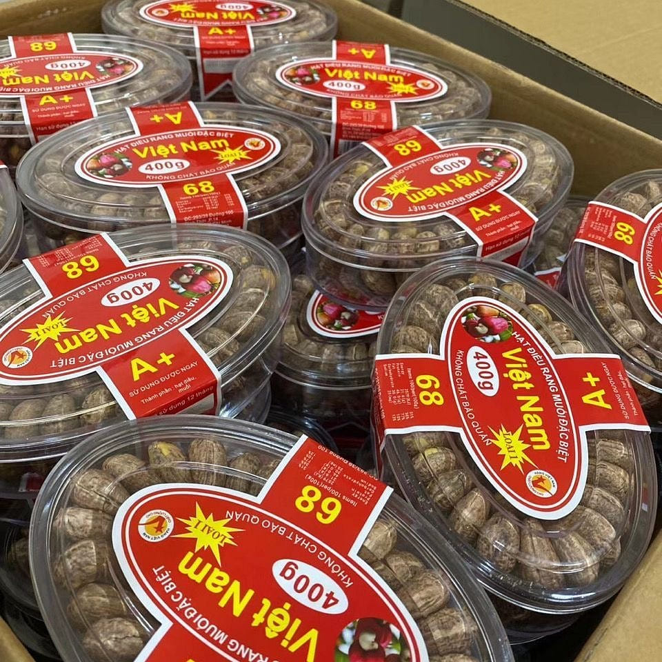 Vietnamese cashew nuts with skin charcoal burning 400 g