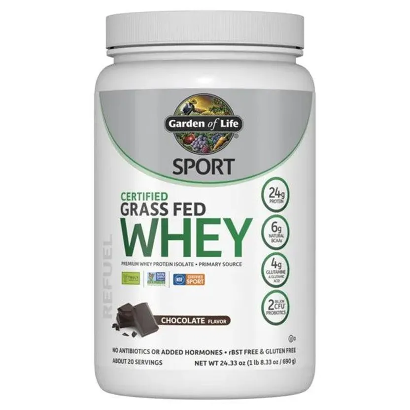 SPORT Certified Grass Fed Whey Powder(Chocolate) 23.28 oz