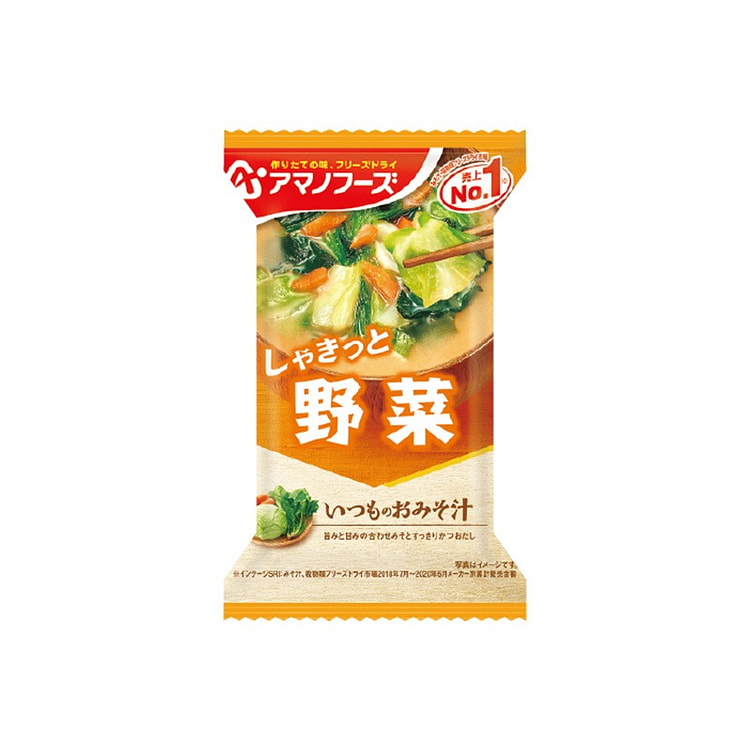 Asahi 朝日 蔬菜 味增汤 一包 10g