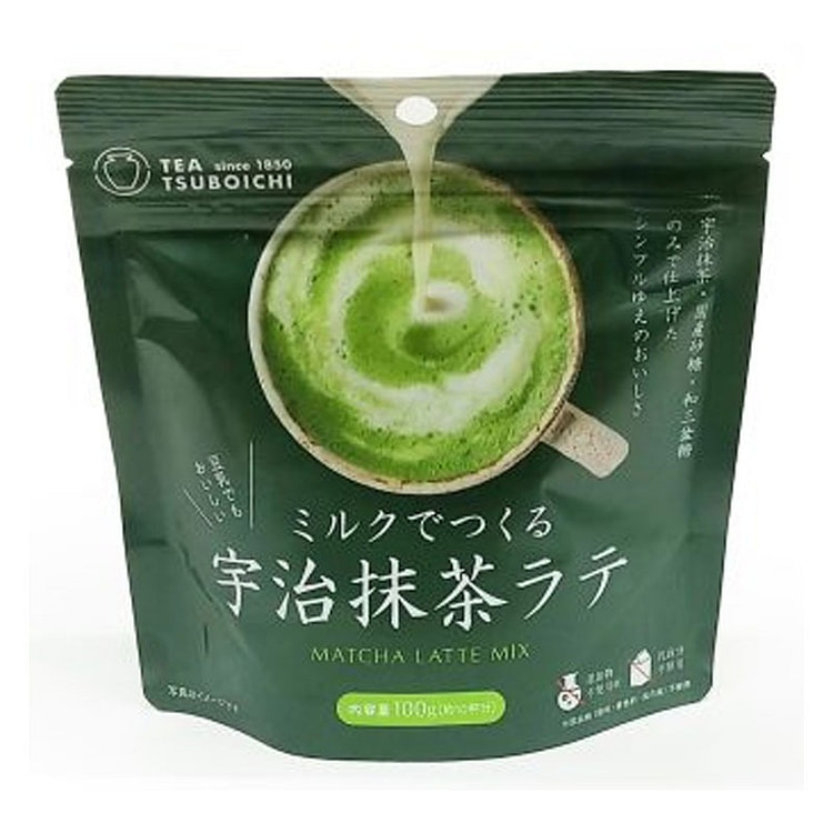 坪市制茶 宇治抹茶拿铁 100g
