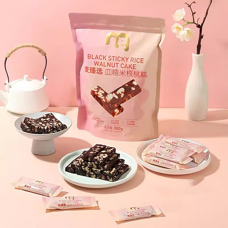 臻选血糯米核桃糕500g中式糕点香甜健康零食 500 克