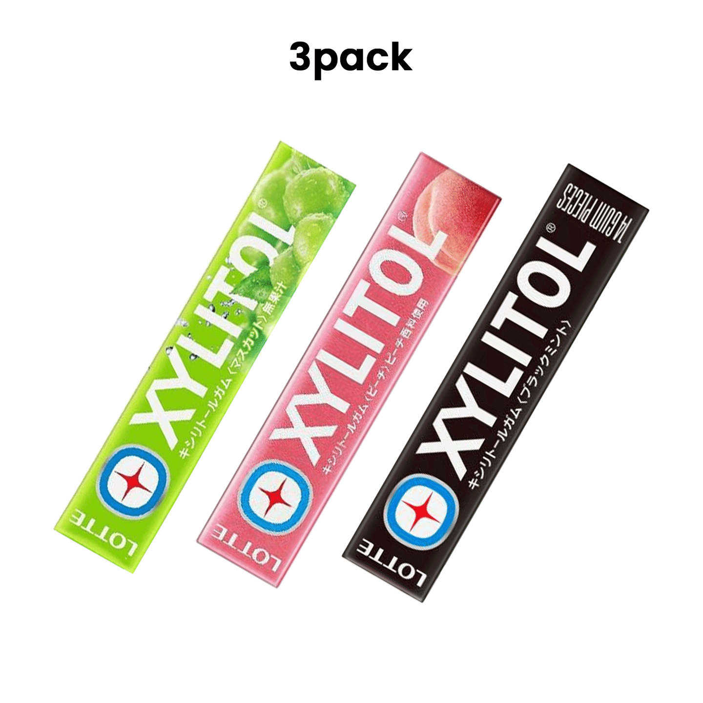 LOTTE XYLITOL MouthGuard Gum Mixed Flvr 3pk X14p 1 cái