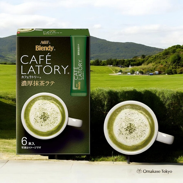 AGF Blendy Café Latory 丰富抹茶拿铁（3盒装）