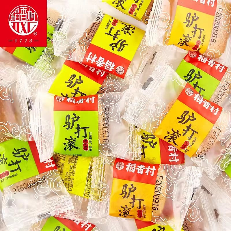 Taoxiangcun donkey cake glutinous rice patties individually wrapped 500g mix 500 그램