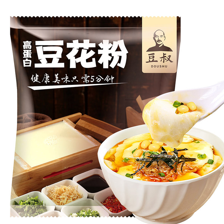 豆叔豆花粉豆腐脑古早味速食DIY早餐130g*1袋