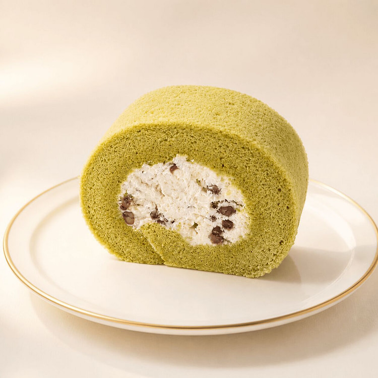 Matcha Red Bean Roll
