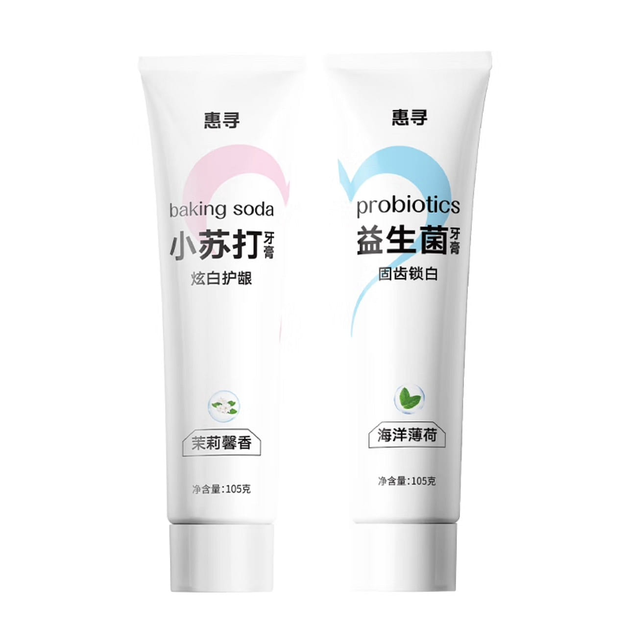 HUIXUN Probiotic + Baking Soda Toothpaste 2 count