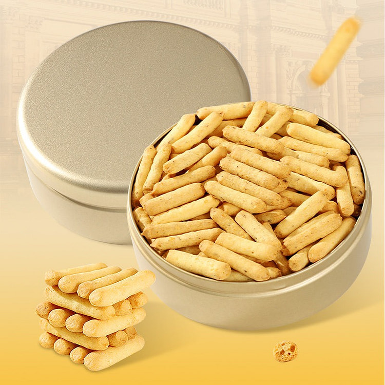 Portuguese Gold Box Cookies with Cheese Crisps 100 g