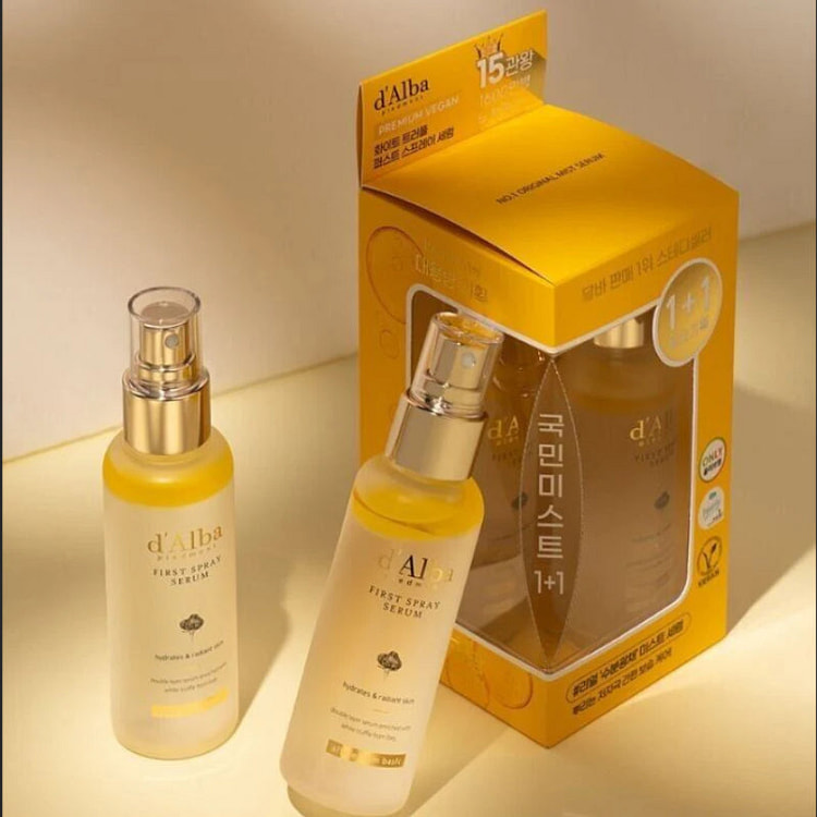 d'Alba黛尔珀白松露精华喷雾 100ml2支装 1 份