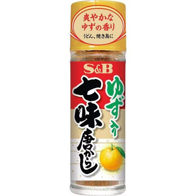 S&B Yuzu Shichimi Togarashi Chili Pepper Blend 14g 1 each