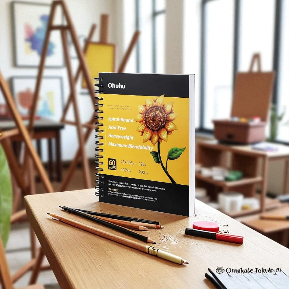 Ohuhu Sketchbook Drawing Pad 254mmx193mm 200 g
