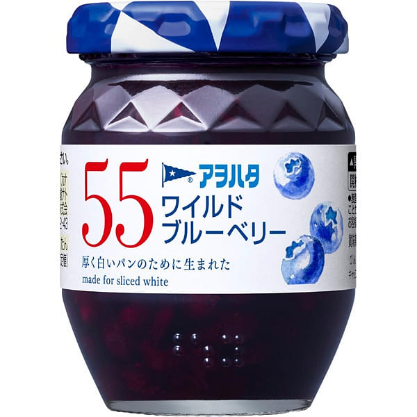 Aohata 55 Wild Blueberry Jam 150g 1 bottle